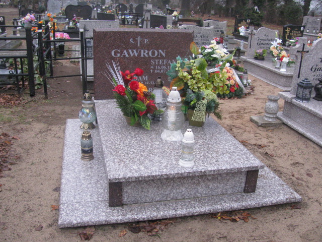 Grób Stefan Gawron