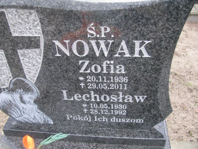 Zofia Nowak 1936 Brody - Grobonet - Wyszukiwarka osób pochowanych