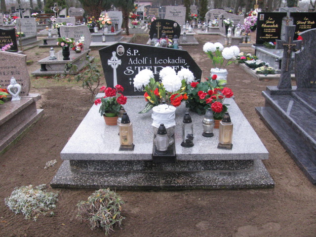 Grób Leokadia Stępień