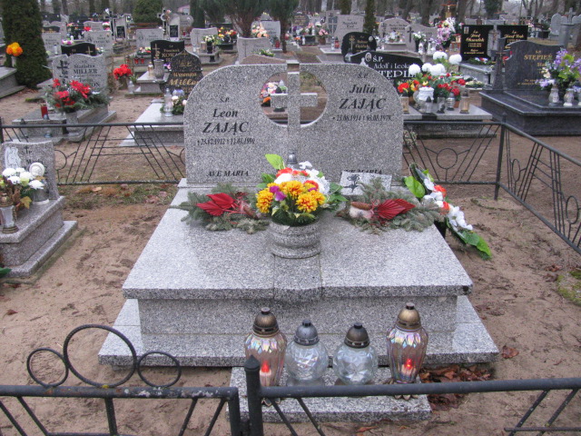Grób Leon Zając