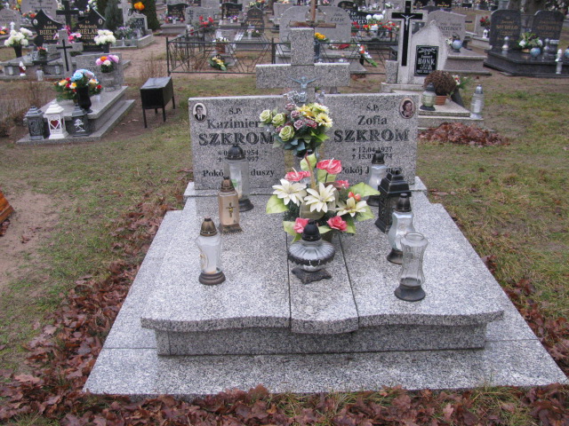 Grób Kazimierz Szkrom