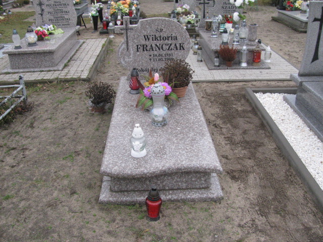 Grób Wiktoria  Franczak 